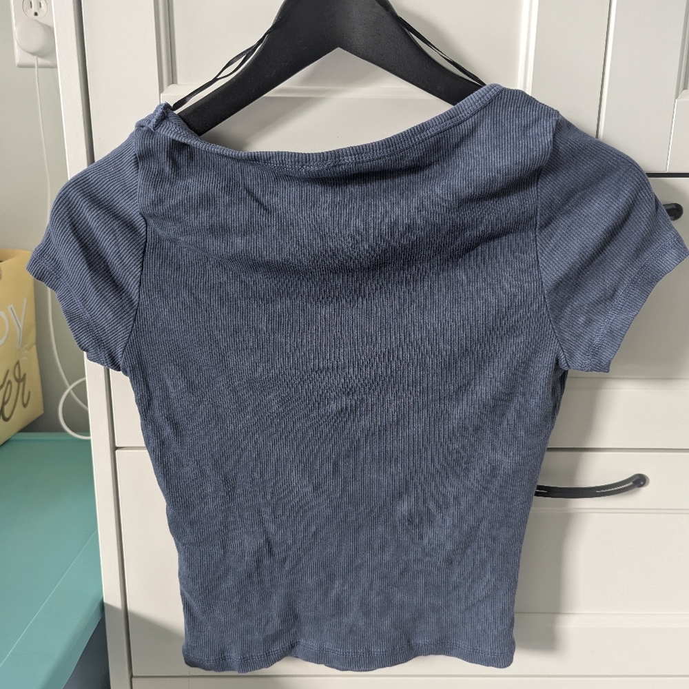 H&M Flatlock-Seam Ribbed Top - Picture 4 of 4